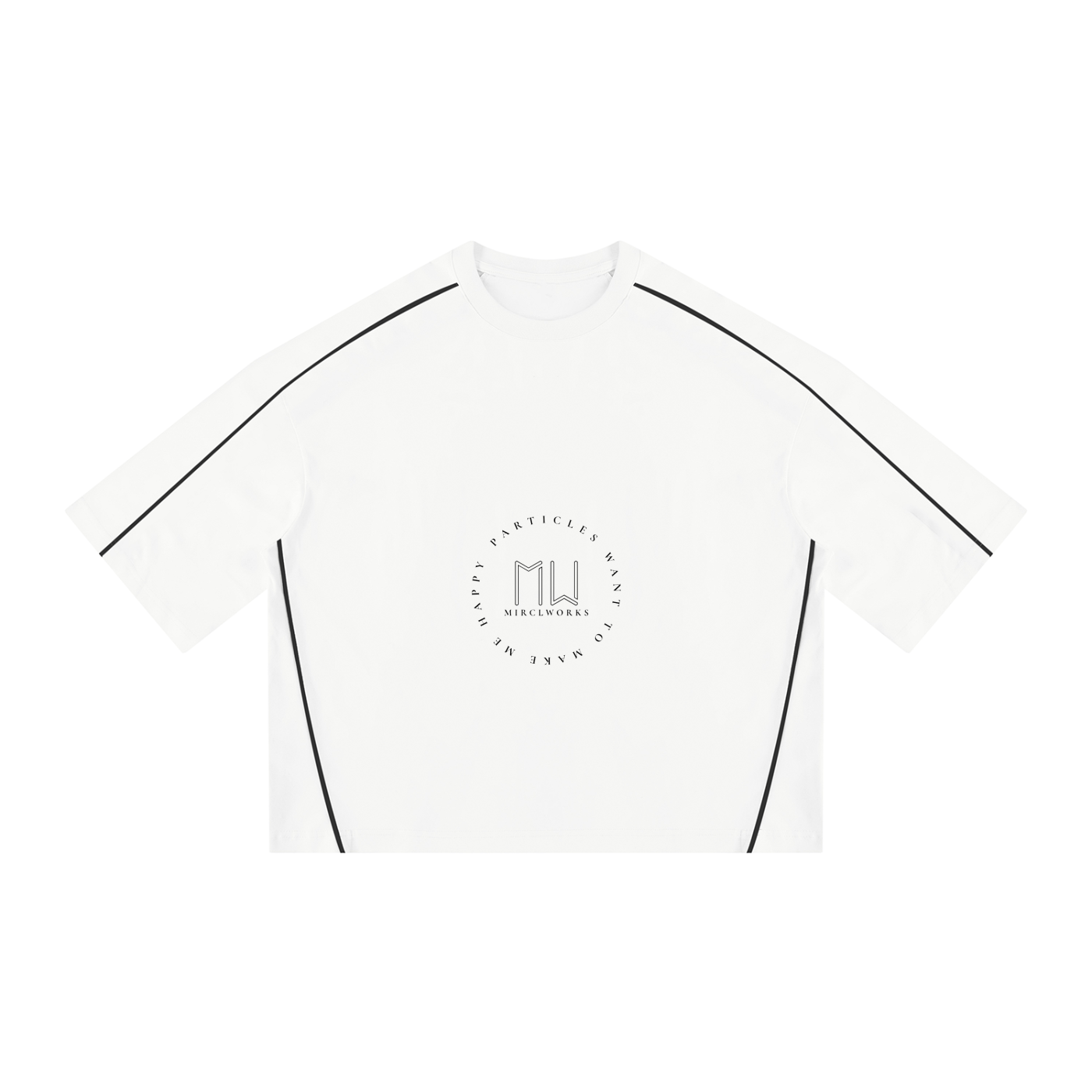 PARTICLES WANT TO MAKE ME HAPPY™ | THIS IS DIMENSIONAL WORK™ | Streetwear by MIRCLWORKS™