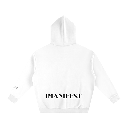 IMANIFEST™ Oversized Fleece Hoodie | Premium Streetwear by MIRCLWORKS™ — 2026 Launch