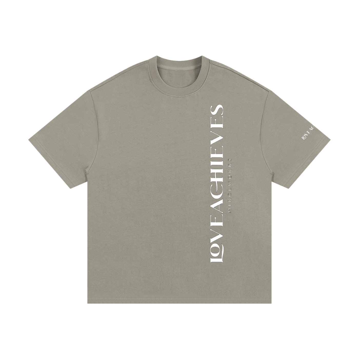LOVEACHIEVES™ Essential Heavyweight Cotton T-Shirt | Premium Streetwear by MIRCLWORKS™