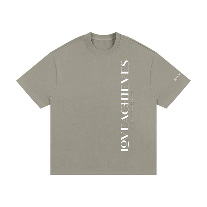 LOVEACHIEVES™ Essential Heavyweight Cotton T-Shirt | Premium Streetwear by MIRCLWORKS™