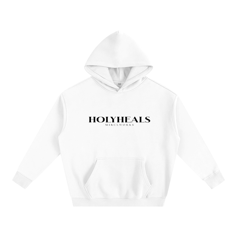 HOLYHEALS™ Oversized Fleece Hoodie | Premium Streetwear by MIRCLWORKS™