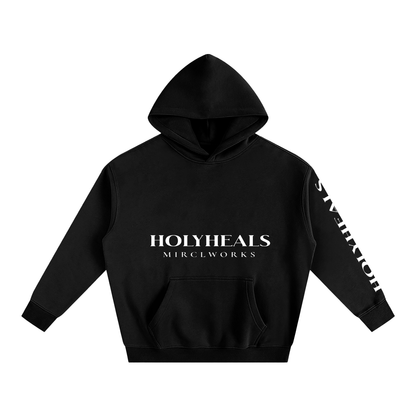 HOLYHEALS™ Oversized Fleece Hoodie | Premium Streetwear by MIRCLWORKS™