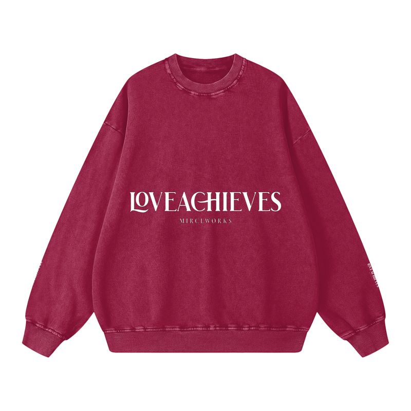 LOVEACHIEVES™  Oversized Pullovers | Premium Streetwear by MIRCLWORKS™