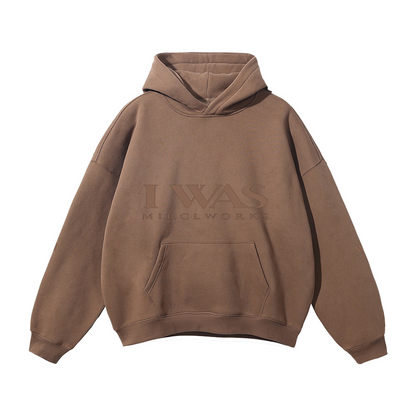 IWAS™ Oversized Fleece Hoodie | Premium Streetwear by MIRCLWORKS™ — 2026 Launch