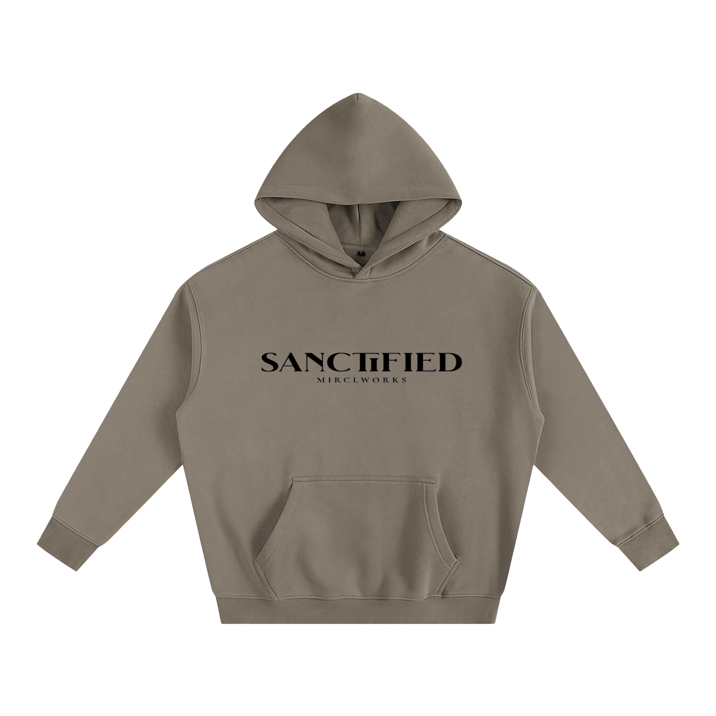 SANCTIFIED™ Oversized Fleece Hoodie | Premium Streetwear by MIRCLWORKS™