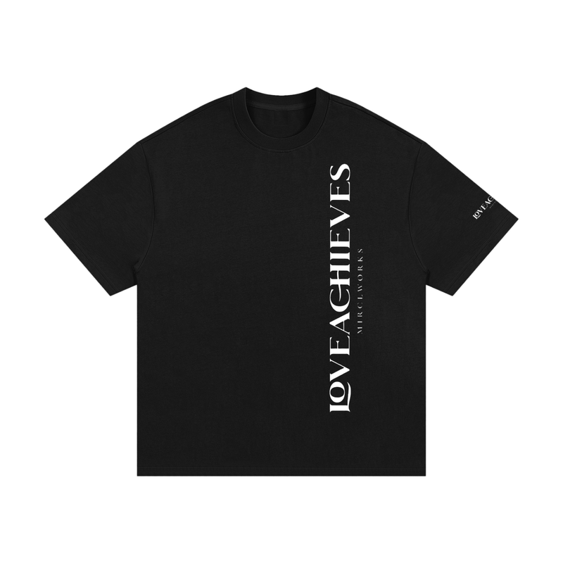 LOVEACHIEVES™ Essential Heavyweight Cotton T-Shirt | Premium Streetwear by MIRCLWORKS™