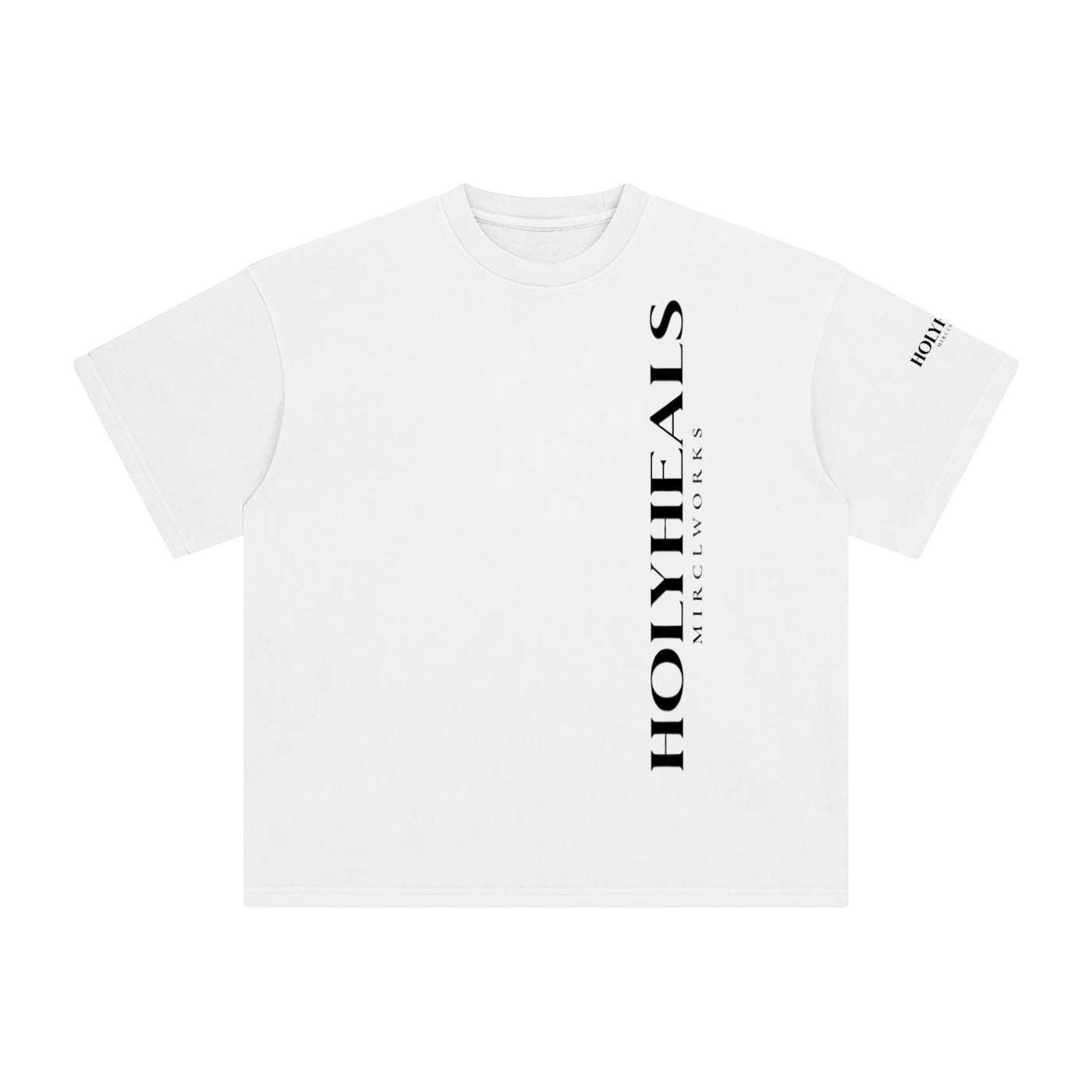 HOLYHEALS™ Enzyme Washed T-Shirt | Premium Streetwear by MIRCLWORKS™