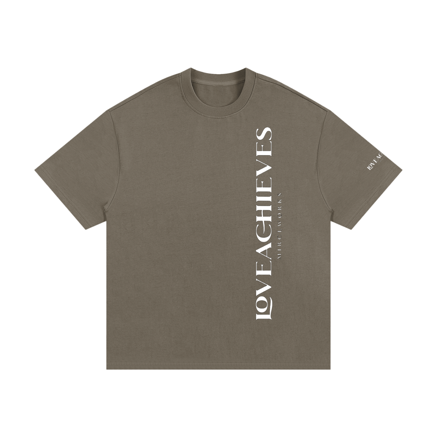 LOVEACHIEVES™ Essential Heavyweight Cotton T-Shirt | Premium Streetwear by MIRCLWORKS™
