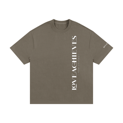 LOVEACHIEVES™ Essential Heavyweight Cotton T-Shirt | Premium Streetwear by MIRCLWORKS™