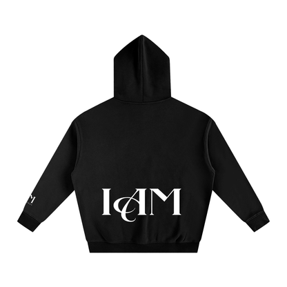 IAM™ Oversized Fleece Hoodie | Premium Streetwear by MIRCLWORKS™ — 2026 Launch