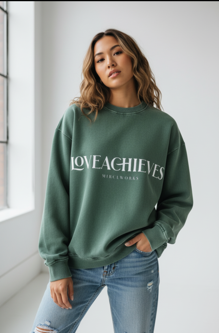 LOVEACHIEVES™  Oversized Pullovers | Premium Streetwear by MIRCLWORKS™
