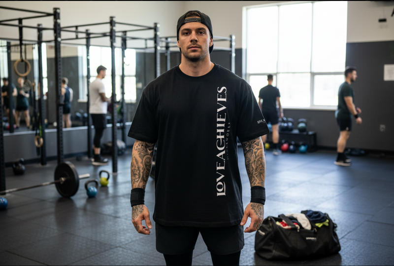 LOVEACHIEVES™ Essential Heavyweight Cotton T-Shirt | Premium Streetwear by MIRCLWORKS™