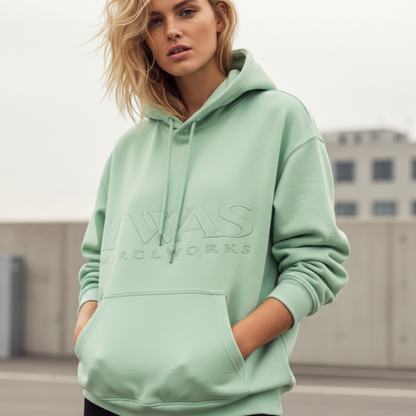 IWAS™ Oversized Fleece Hoodie | AU·RO·RA | Streetwear by MIRCLWORKS™ — 2026 Launch