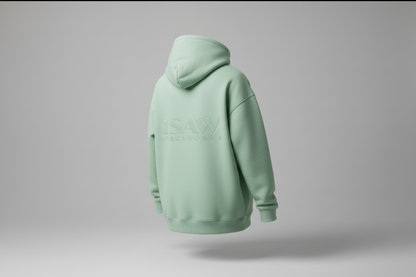 IWAS™ Oversized Fleece Hoodie | AU·RO·RA | Streetwear by MIRCLWORKS™ — 2026 Launch
