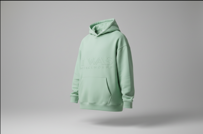 IWAS™ Oversized Fleece Hoodie | AU·RO·RA | Streetwear by MIRCLWORKS™ — 2026 Launch
