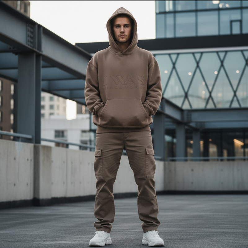 IWAS™ Oversized Fleece Hoodie | Premium Streetwear by MIRCLWORKS™ — 2026 Launch