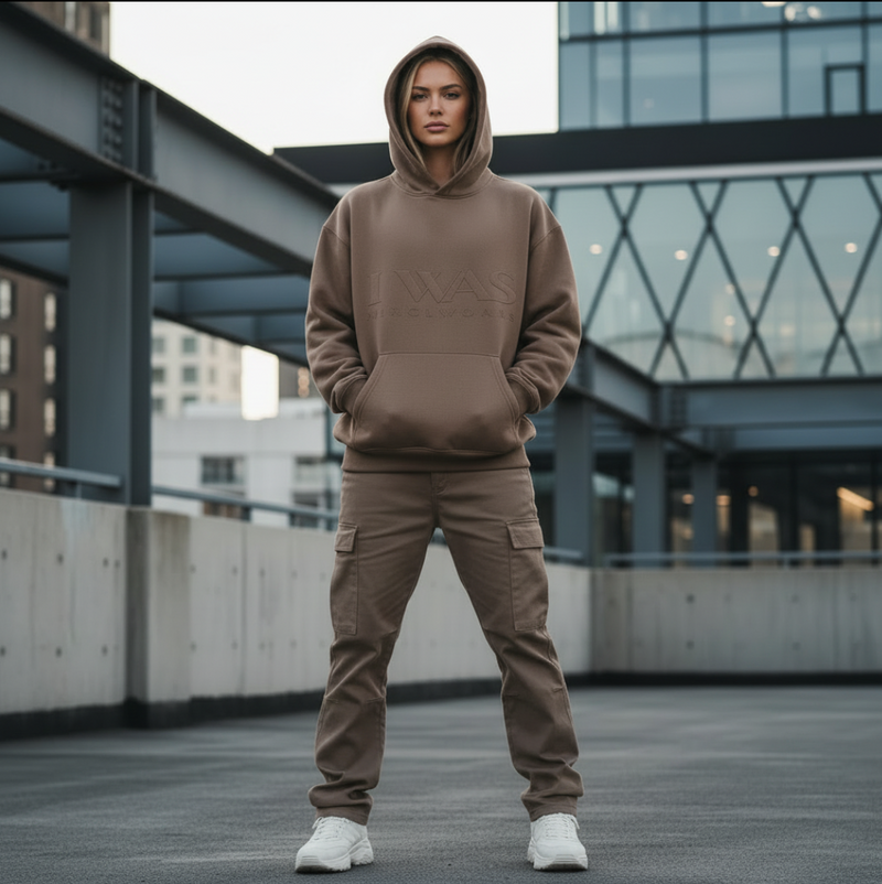IWAS™ Oversized Fleece Hoodie | Premium Streetwear by MIRCLWORKS™ — 2026 Launch